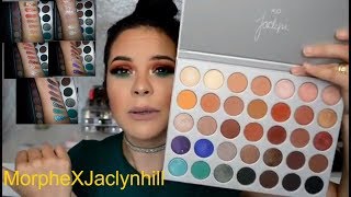 MorpheXJaclynHill Es La Mejor Paleta De Morphe!? RESEÑA & SWATCHES ❤ Angela Garza