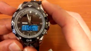 SKMEI 1064 Solar Digital Analog Sport Óra bemutatása /HUN/
