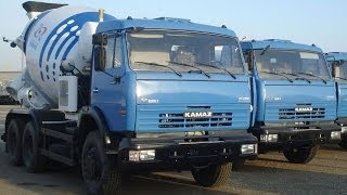 Бетономешалка КАМАЗ - КАМАЗ Миксер - Грузовики КАМАЗ обзор