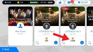 Opening Legend vol.3 Romario Pack - PES 2018 Mobile