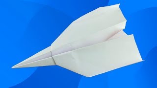 Как сделать Самолет из Бумаги а4 который Далеко и Долго Летает - Fantastic