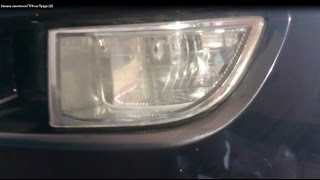 Замена лампочки в противотуманной фаре на Прадо 120