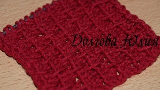 Вязание спицами для начинающих. Резинка со стежками  ///  Knitting for beginners. Gum with stitches