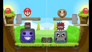 MARIO & KICK THE BUDDY in RED BALL 4 with BOSS FIGHT in Green Hills