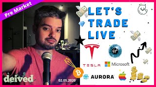 Stocks Pre Market: Aurora (ACB) stock, SPCE, MSFT, NIO, Disney, SPCE & Tesla