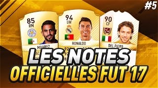JOUEURS 5 DE SKILLS SUR FIFA 17 + NOTES OFFICIELLES LÉGENDES FIFA 17