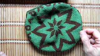 ? Летняя мужская шапочка крючком ?