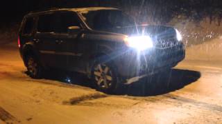 honda pilot 2014 awd vtm-4 lock diagonal test in iced hill