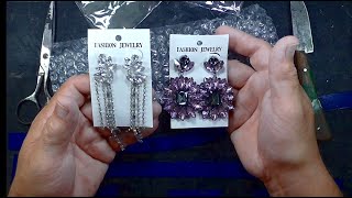 Посылка из Китая. AliExpress (47). Бижутерия из Китая. Очаровательные серьги