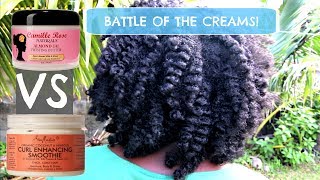 CAMILLE ROSE NATURALS ALMOND JAI TWISTING BUTTER VS SHEA MOISTURE CURL ENHANCING SMOOTHIE