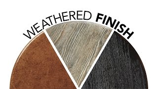 Weathered Wood Finish