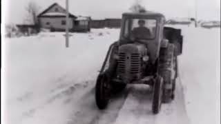 Беларус МТЗ-50 полугусеничный трактор. Вологодская обл. РСФСР (1968).