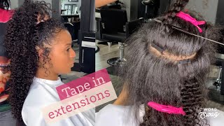UNDETECTABLE TAPE IN EXTENSIONS