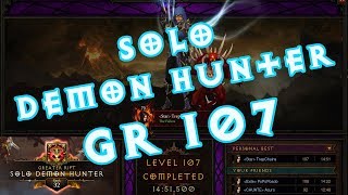 Diablo III Season 12 - Solo Demon Hunter Greater Rift 107