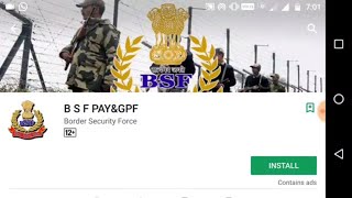 BSF EMPLOYEES NEWS_ऐसा मोबाइल App जिससे देखिये अपनी सैलरी ओर बहुत कुछ