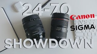Canon vs. Sigma | Which is better!? (24-70 f/2.8 Lens Comparison)
