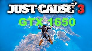 Just Cause 3 GTX 1650 Benchmark