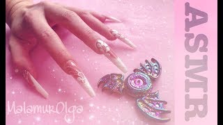 ASMR / спинер и длинные ногти / АСМР / asmr long nails