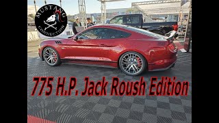 775-hp supercharged Jack Roush Edition 2020 Mustang GT and it has a 6 speed manual SEMA 2019