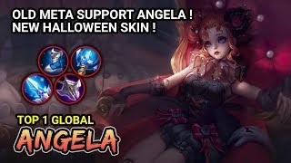 NEW HALLOWEEN SKIN Angela Scream Doll ! TOP 1 Global Angela βᵘᵓᵎᵑ Angela Gameplay - Mobile Legends