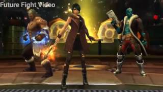 Marvel Future Fight - T2 Sister Grimm v Ebony Maw World Boss (NO STRIKERS)