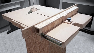 Homemade Table Saw Fence Mechanism