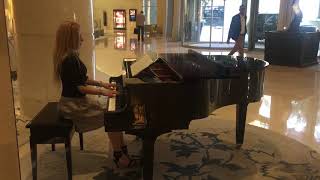 Female Pianist Dubai - Christopher Cross -  Arthur’s Theme Piano Cover by Dess