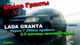 LADA GRANTA NORMA/SE+ спустя 7 300 км и 2.5 месяца эксплуатации. Вся правда о машине!
