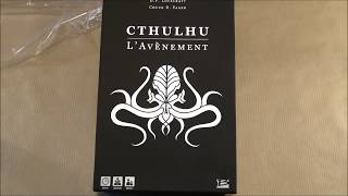 Ouvre ta boite Cthulhu avènement
