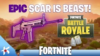 FORTNITE BATTLE ROYALE | EPIC SCAR IS BEAST!