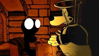 STICKMAN IN Bendy And The Ink Machine Animation CHAPTER 4