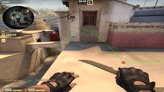 CSGO - smoke connector b-short window from t-spawn MIRAGE