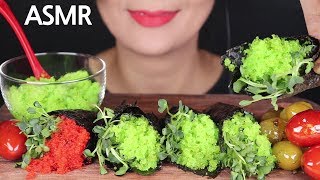ASMR Tobiko Eggs sushi  Candied Fruit tanghulu 날치알초밥 과일탕후루 먹방
