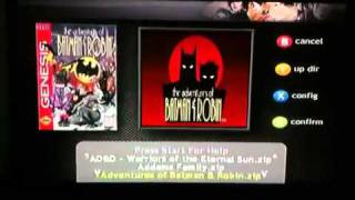 Sega mega drive , genesis emulator on Xbox