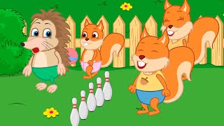 Famille d'Écureuil - Boule Coincée Dans Les Aiguilles Animé 2022 en Français