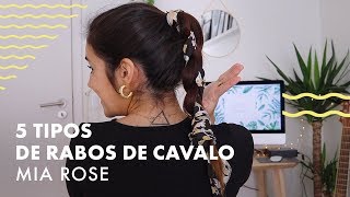 5 TIPOS DE RABOS DE CAVALO | Love the Hair