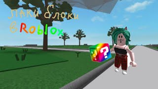 Открываю лаки блоки в ROBLOX