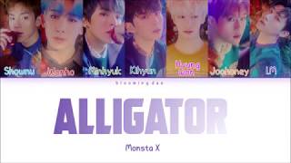 Monsta X (몬스타엑스) - "Alligator" (Han/Rom/Eng) Color Coded Lyrics