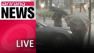 [LIVE/ARIRANG NEWS] Heavy downpours slam Seoul and southern regions, causing flooding - 2018.08.29