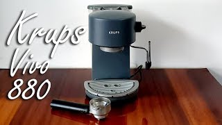 Эспрессо кофеварка Krups TYPE  880 Vivo - Эспрссо и Латте