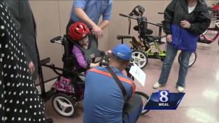 'My Bike' program donates bicycles to children with disabilities