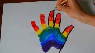Развивающий мультфильм для детей Учим цвета радуги.