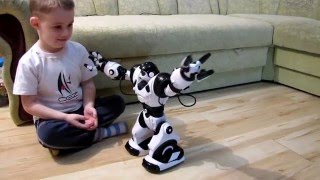 Фиксики таким игрались Робот  SMART ROBOWISDOM2.  Умный радиоуправляемый робот  You Tube"