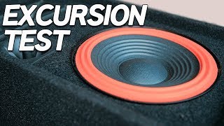 Bass Speaker Excursion Test
