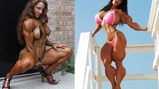 Мускулистые девушки в  мини бикини. Muscle Women.