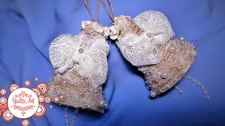 ?Стильная игрушка из пластиковой бутылки. Мастер-класс от Ютты Арт. Как сделать колокольчик на елку