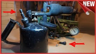 Ремонт Паяльной лампы. Ниппель  вместо Насоса. Паяльная лампа- ремонт насоса