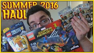 LEGO Summer 2016 Haul! Nexo Knights! German Football! MARVEL!