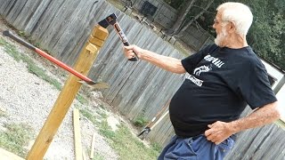 ANGRY GRANDPA'S GOT AN AXE!