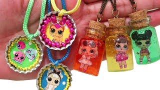 SWTAD DIY Slime Jewelry ! Toys and Dolls Fun for Kids with LOL Surprise Blind Bags
